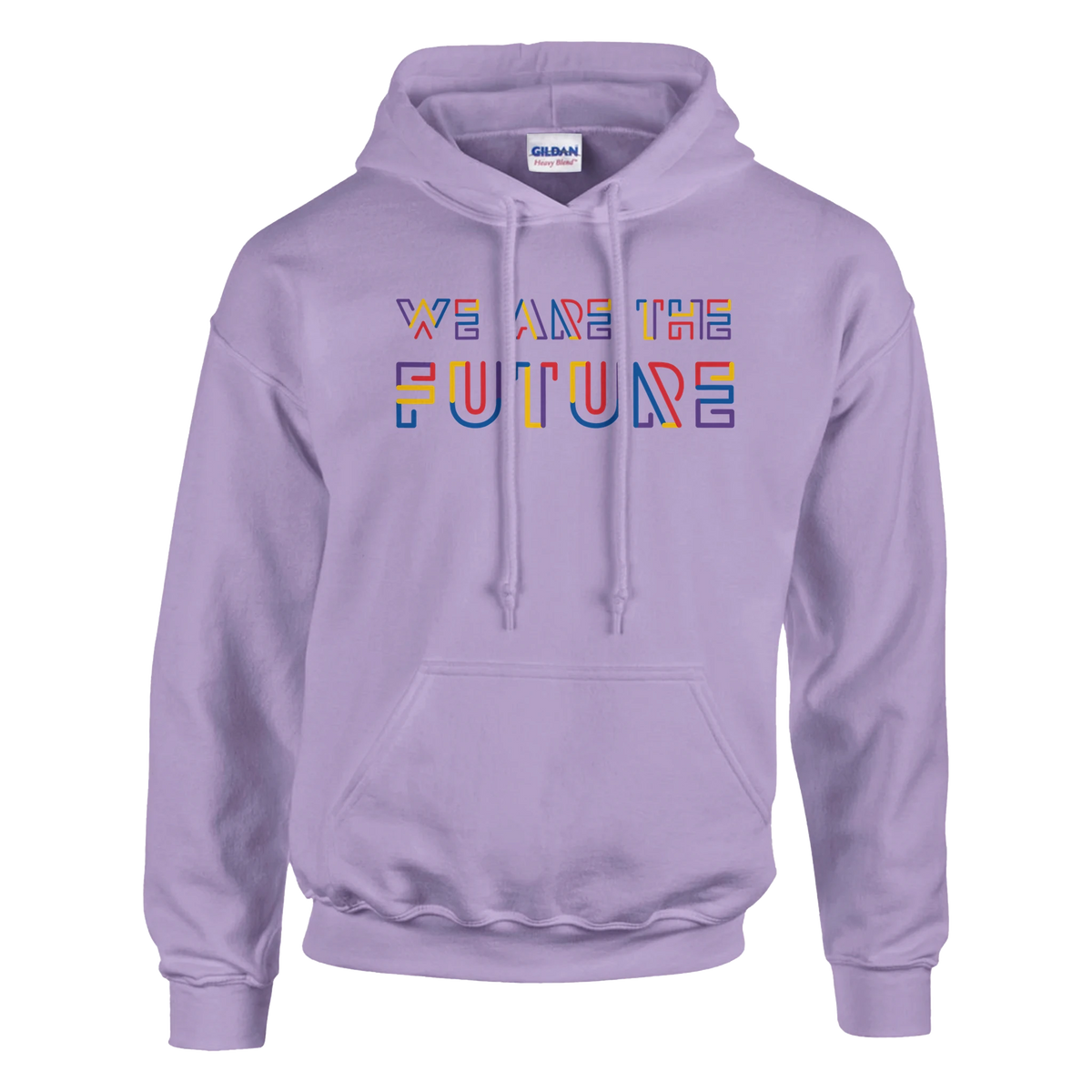 Hoodie mit individuellem Motiv, Beuteltasche vorne